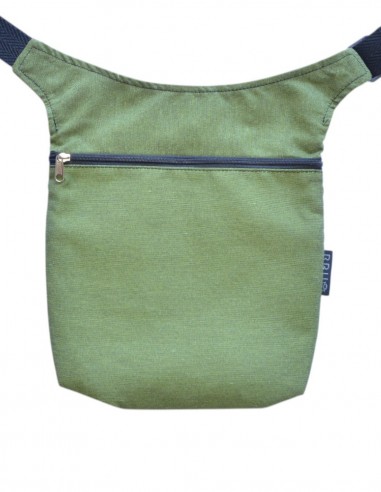Waist bag 4 pockets, green tras
