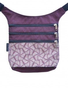 Waist bag 4 pockets, "pali" burgundy – MAUI