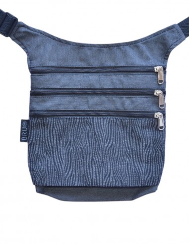 Ronyonera 4 butxaques, "cebra" gris – MAUI