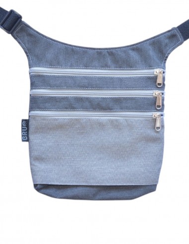 Sac banane 4 poches, gris – MAUI