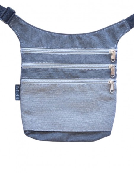 Sac banane 4 poches, gris – MAUI