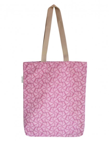 Tote bag palillos rosa - PATMOS