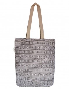 Tote bag "etnic" marró - PATMOS