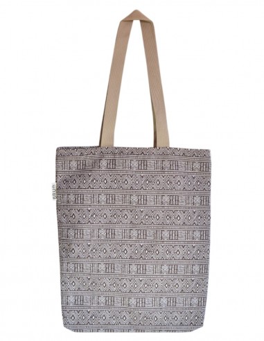 Tote bag "etnic" marron - PATMOS