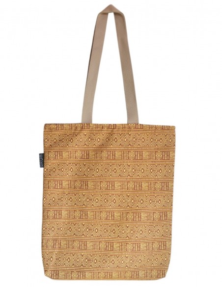 Tote bag "etnic " mustard - PATMOS