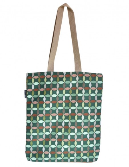 Tote bag hojas verde - PATMOS