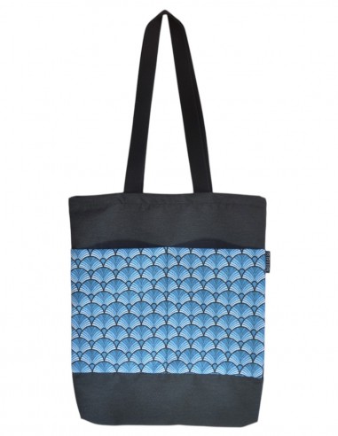 Tote bag with pockets "abanik" blue, black – CHIPRE