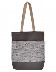 Tote bag with pockets "etnic" brown – CHIPRE