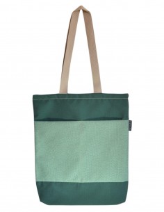 Tote bag con bolsillos verde - CHIPRE