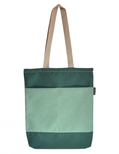 Tote bag con bolsillos verde - CHIPRE