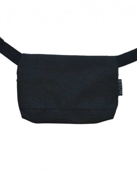 Belt bag 1 pocket black - TAHITÍ tras