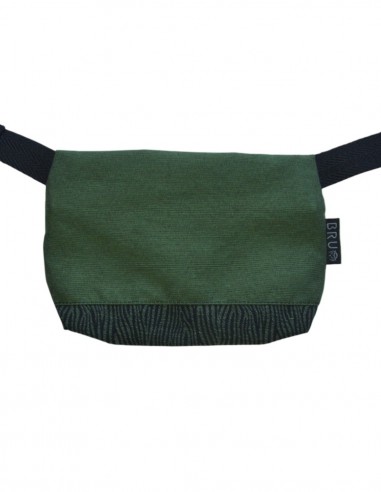 Sac ceinture 1 poche "cebra" vert - TAHITÍ tras