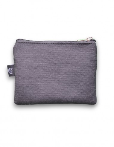 Wallet with 2 pockets, black - KO PHI PHI tras