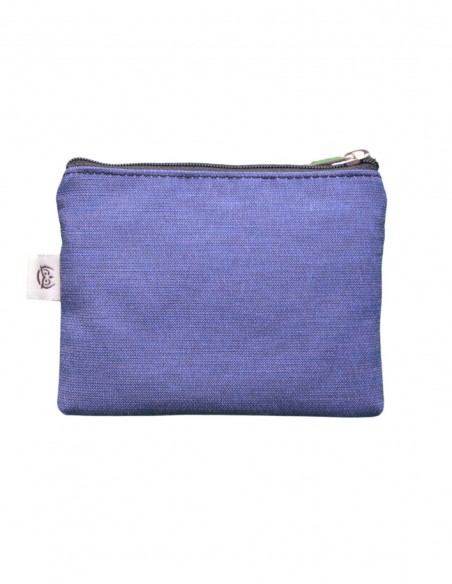 Wallet with 2 pockets, "pali" blue - KO PHI PHI tras