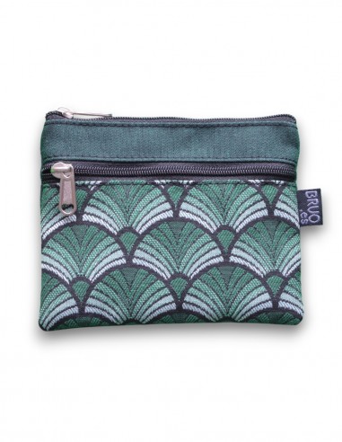 Wallet with 2 pockets, "abanik" green - KO PHI PHI