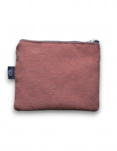 Wallet with 2 pockets, "laberint" terracota - KO PHI PHI 2
