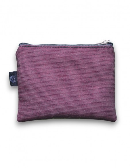 Wallet with 2 pockets, burgandy - KO PHI PHI tras