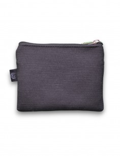 Porte-monnaie 2 poches "rombos" noir - KO PHI PHI 2