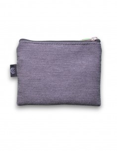 Wallet with 2 pockets, "cebra fina" grey - KO PHI PHI 2