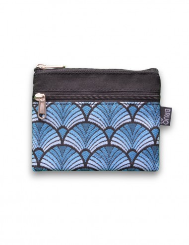 Wallet with 2 pockets, "abanik" black - KO PHI PHI