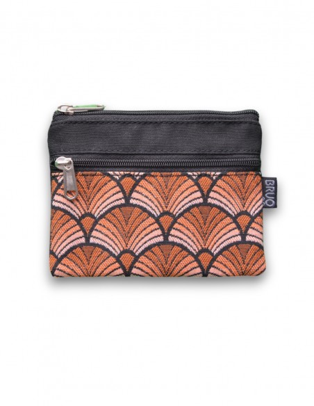 Wallet with 2 pockets, "abanik" black - KO PHI PHI