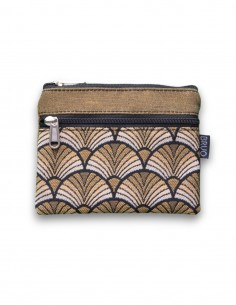 Wallet with 2 pockets, "abanik" mustard - KO PHI PHI