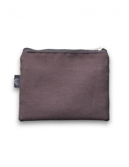 Wallet with 2 pockets, brown - KO PHI PHI tras