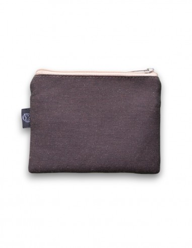 Wallet with 2 pockets, brown - KO PHI PHI tras