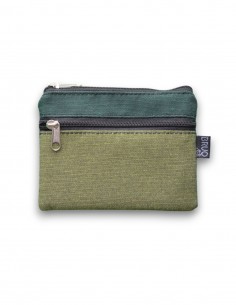 Wallet with 2 pockets, green - KO PHI PHI