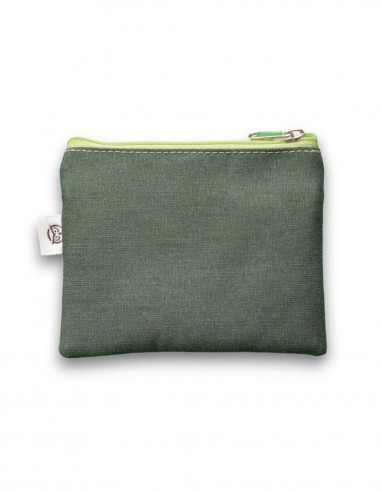 Porte-monnaie 2 poches vert - KO PHI PHI tras