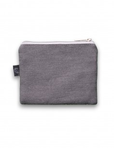 Porte-monnaie 2 poches "pali" gris - KO PHI PHI 2