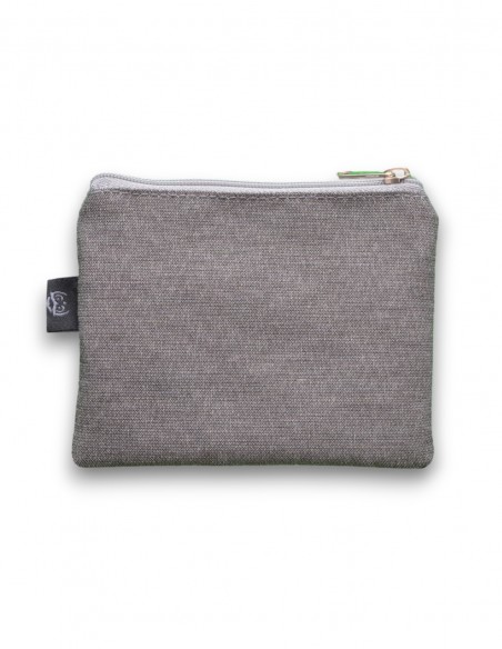 Wallet with 2 pockets, grey - KO PHI PHI tras