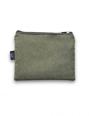 Porte-monnaie 2 poches vert - KO PHI PHI