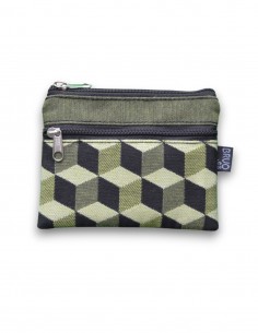 Wallet with 2 pockets, "cubs" green - KO PHI PHI