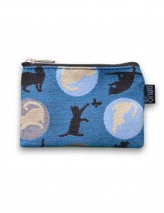 Wallet DNI, "cats" blue - KO TAO