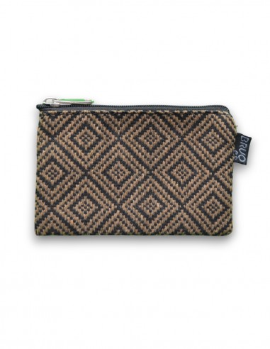 Wallet DNI, "rombos" brown - KO TAO