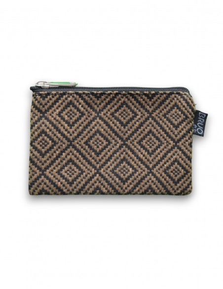 Wallet DNI, "rombos" brown - KO TAO