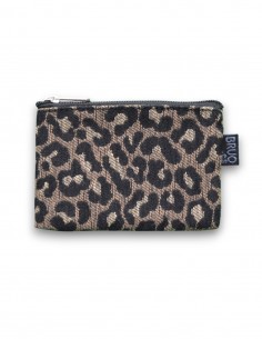 Wallet DNI, "leopard" beige - KO TAO