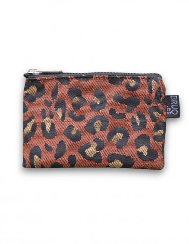 Wallet DNI, "leopard" terracotta - KO TAO