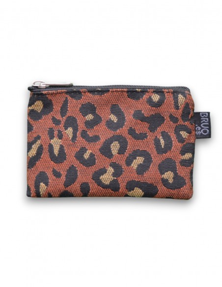 Wallet DNI, "leopard" terracotta - KO TAO