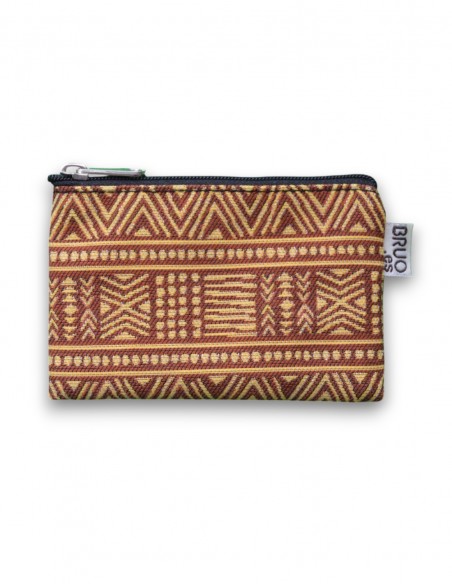 Wallet DNI, "etnik" mustard - KO TAO