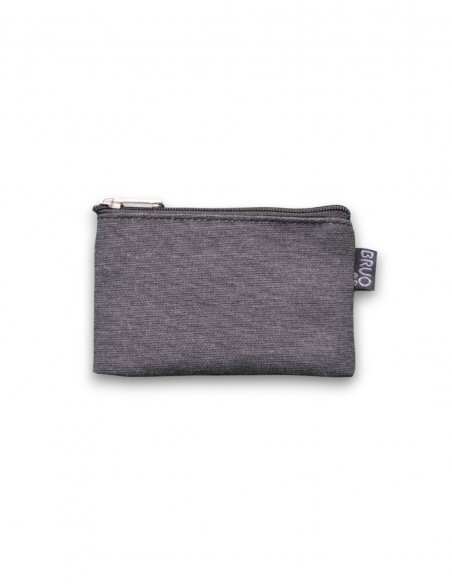 Porte-monnaie mini, gris - KO PU