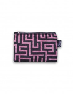 Wallet small, "laberint" burgandy - KO TAO