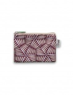 Wallet small, "pali" burgandy - KO TAO