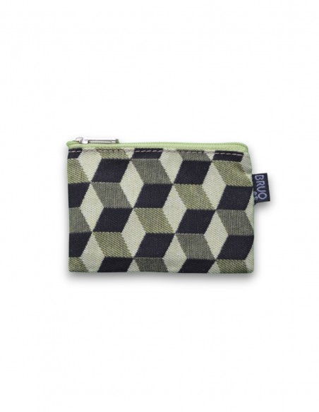 Porte-monnaie mini, "cubs" vert - KO PU