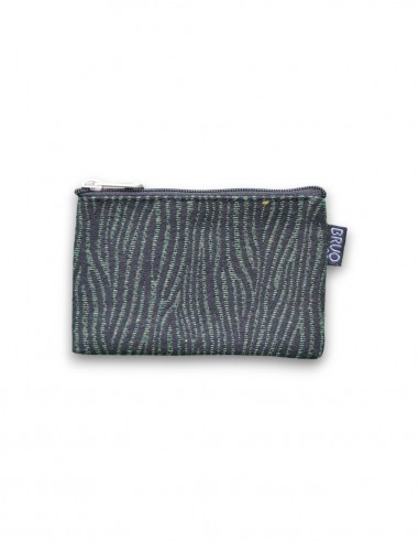 Wallet small, "cebra" green - KO TAO