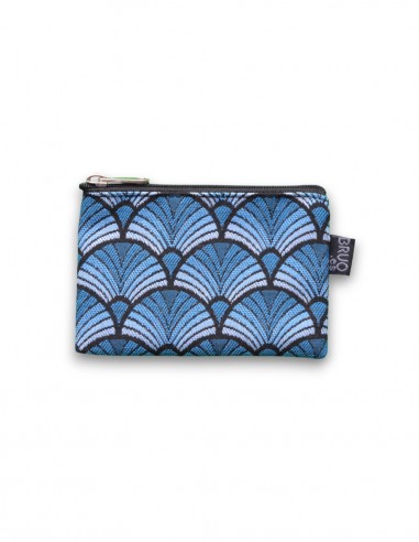 Porte-monnaie mini, "abanik" bleu - KO PU