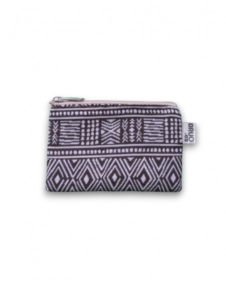 Porte-monnaie mini, "etnic" marro - KO PU