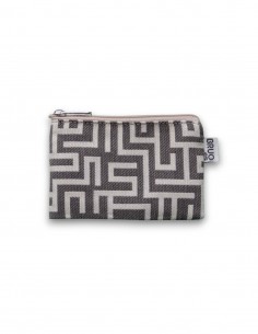 Porte-monnaie mini, "laberint" beige - KO PU