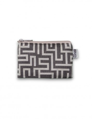 Porte-monnaie mini, "laberint" beige - KO PU